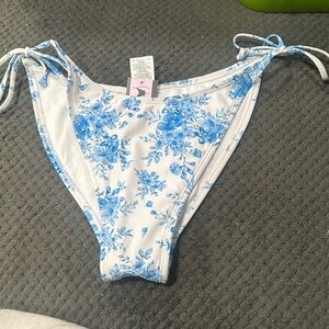 Wild Fable Blue Floral Bikini Bottom